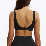 U-Neck Open-Back Sports Bra