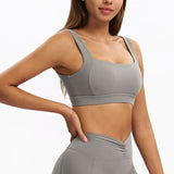 U-Neck Open-Back Sports Bra