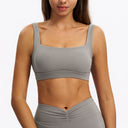 U-Neck Open-Back Sports Bra
