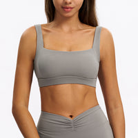 U-Neck Open-Back Sports Bra