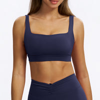 U-Neck Open-Back Sports Bra