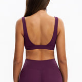 U-Neck Open-Back Sports Bra