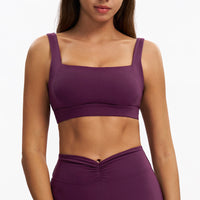 U-Neck Open-Back Sports Bra
