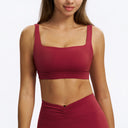 U-Neck Open-Back Sports Bra