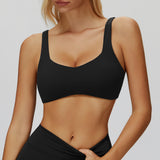 Strappy Cross-Back Sports Bra