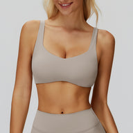 Strappy Cross-Back Sports Bra
