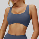 Strappy Cross-Back Sports Bra