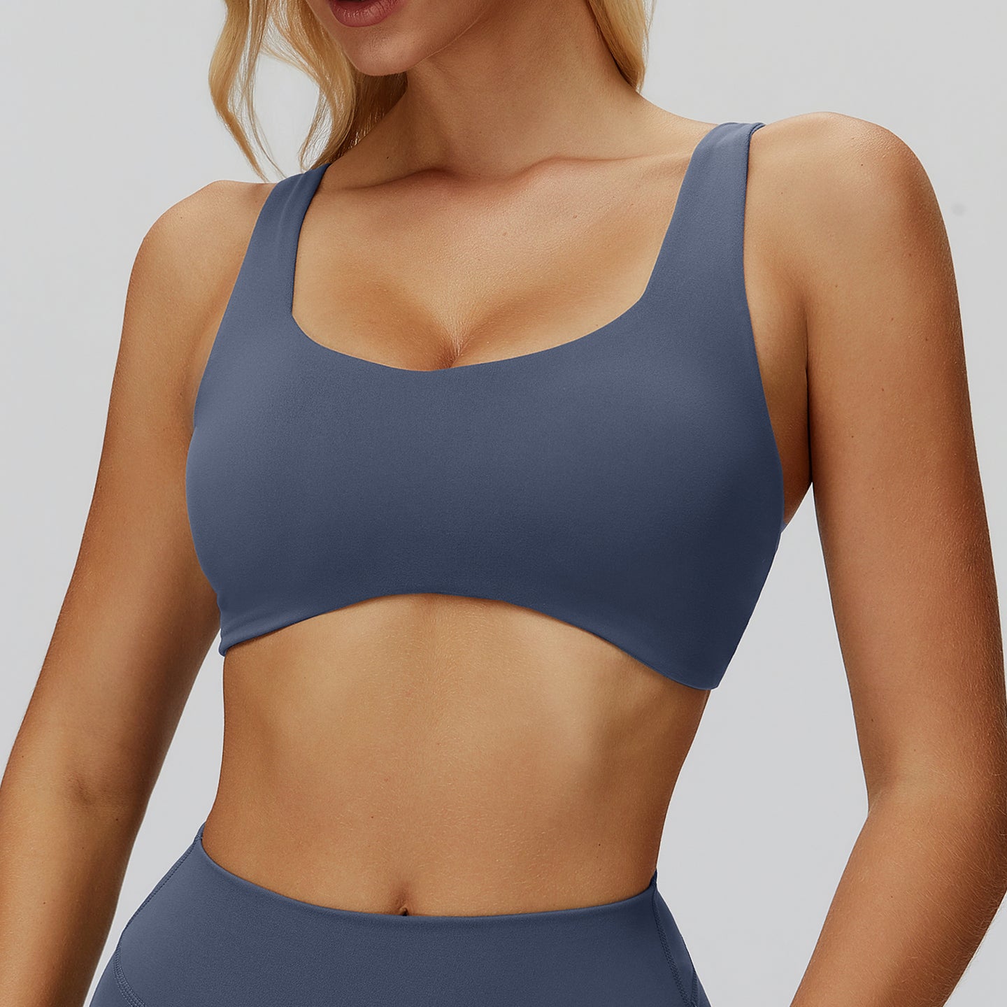 Strappy Cross-Back Sports Bra