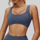 Strappy Cross-Back Sports Bra