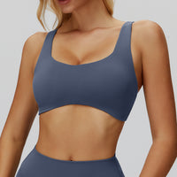 Strappy Cross-Back Sports Bra