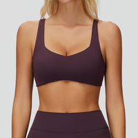 Strappy Cross-Back Sports Bra