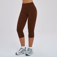 High-Waist Knee-Length Leggings