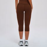 High-Waist Knee-Length Leggings