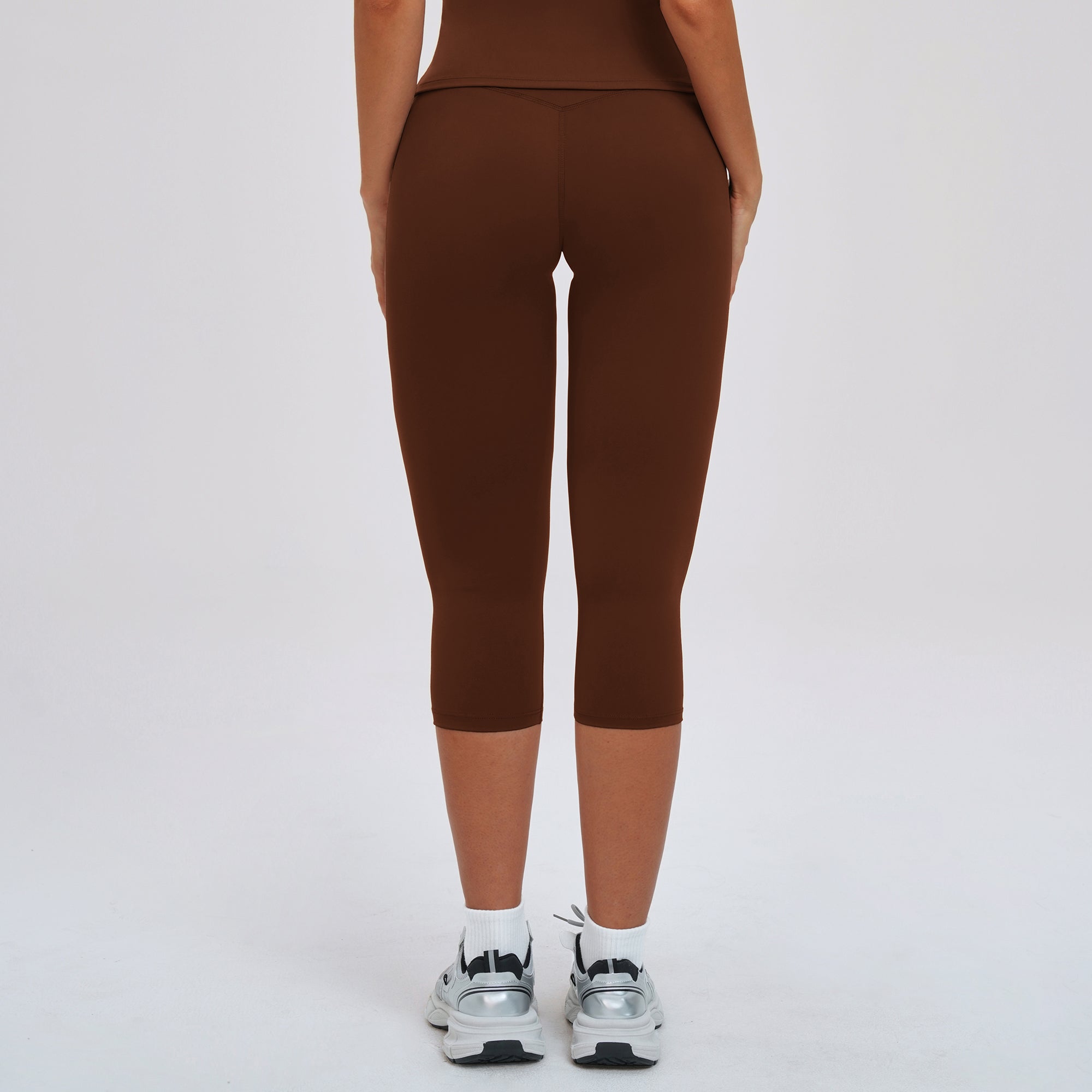 High-Waist Knee-Length Leggings