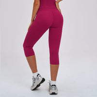 High-Waist Knee-Length Leggings