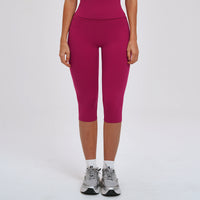 High-Waist Knee-Length Leggings