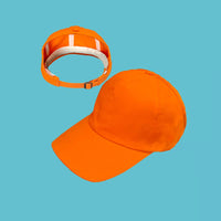 Cotton Half-Open Ponytail Sports Cap