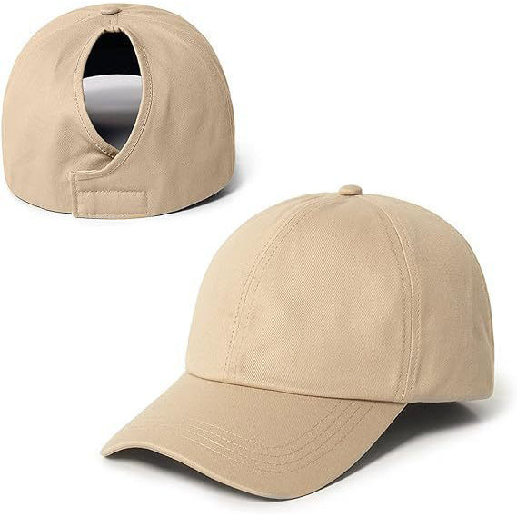 Satin-Lined Ponytail Baseball Cap