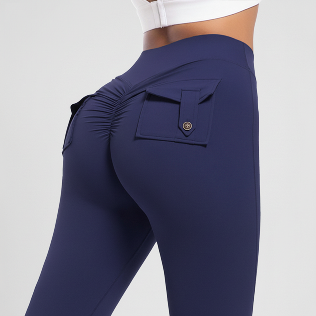 Cargo Pocket Flare Leggings