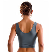 Cargo Style Cropped Sports Tank Top