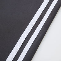 Color-Block Trim Flare Sports Pants