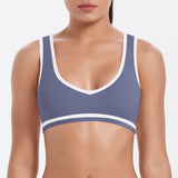 Colorblock Low-Cut Sports Bra