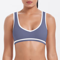 Colorblock Low-Cut Sports Bra