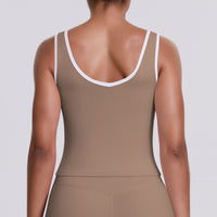 Colorblock Low-Cut Sports Tank