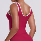 Colorblock Low-Cut Sports Tank