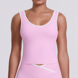 Colorblock Low-Cut Sports Tank
