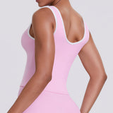 Colorblock Low-Cut Sports Tank