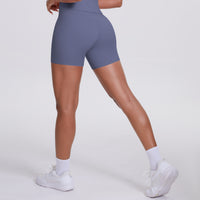 Colorblock V-Waist Cross Sports Shorts