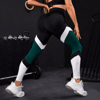 Contrast Color Workout Leggings