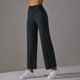 High-Waist Straight-Leg Sports Pants