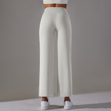 High-Waist Straight-Leg Sports Pants