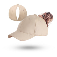 Magnetic Back-Opening Ponytail Baseball Cap