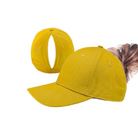 Magnetic Back-Opening Ponytail Baseball Cap