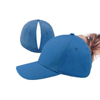 Magnetic Back-Opening Ponytail Baseball Cap