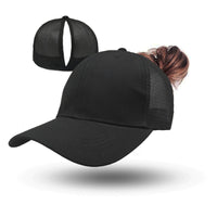 Magnetic Back-Opening Ponytail Baseball Cap