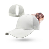 Magnetic Back-Opening Ponytail Baseball Cap