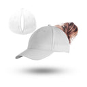 Magnetic Back-Opening Ponytail Baseball Cap