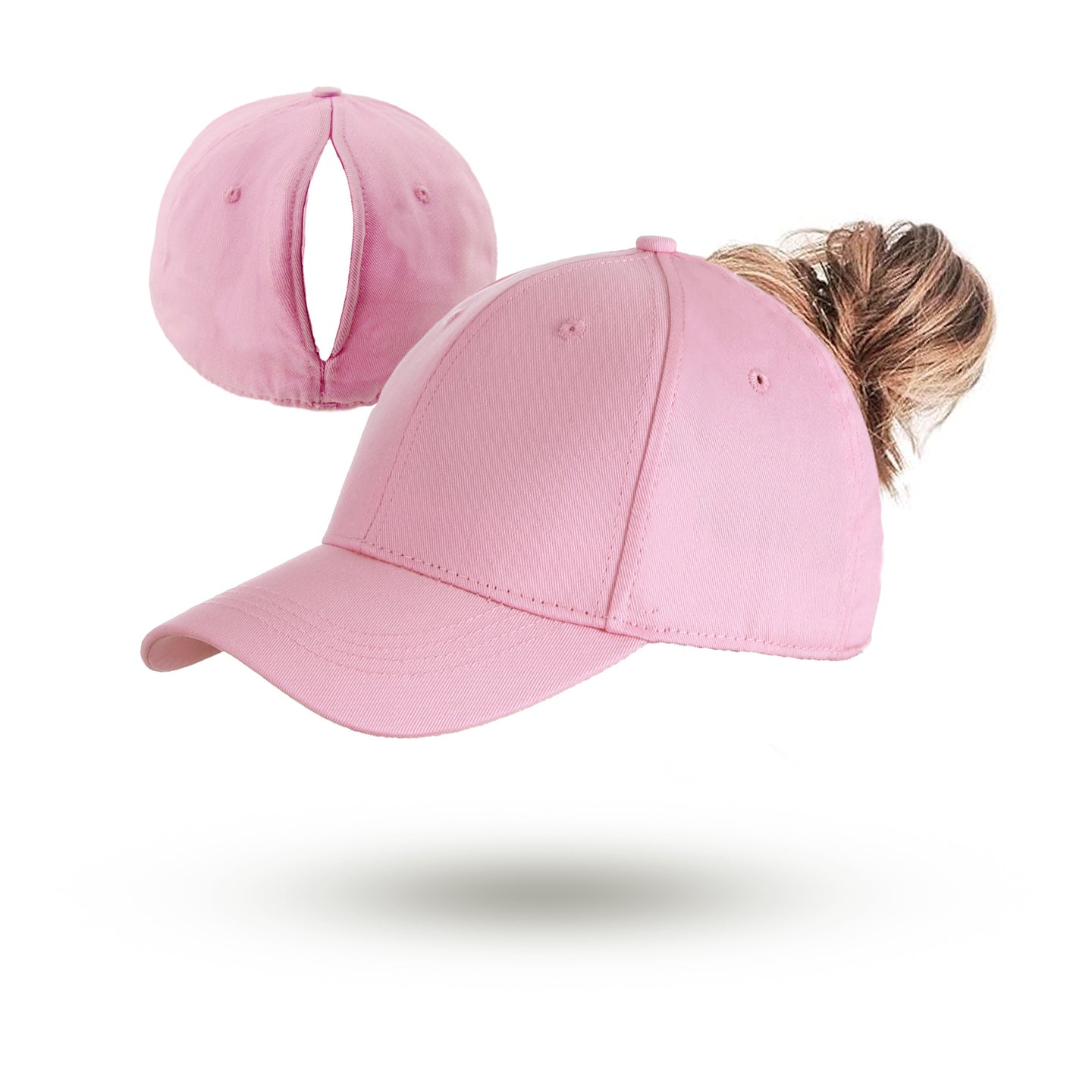 Magnetic Back-Opening Ponytail Baseball Cap