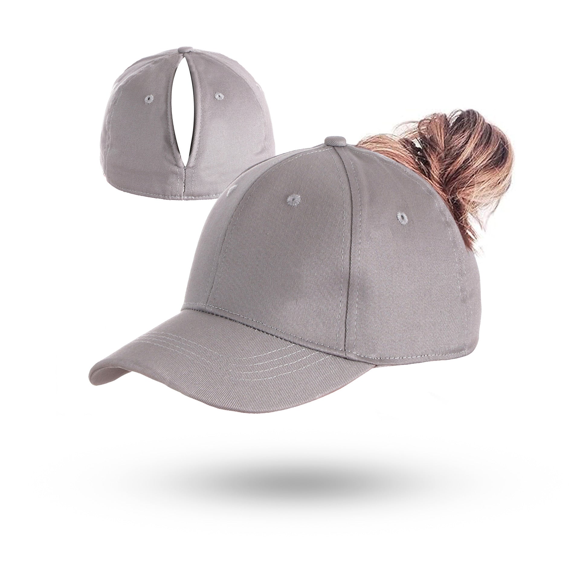 Magnetic Back-Opening Ponytail Baseball Cap