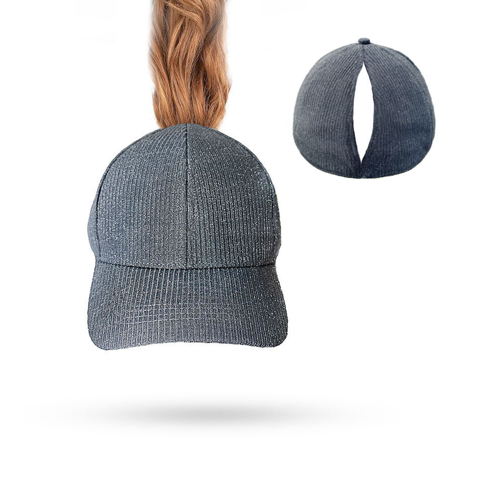 Magnetic Back-Opening Ponytail Baseball Cap