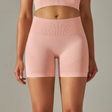 Seamless High-Waist Workout Shorts