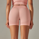 Seamless High-Waist Workout Shorts