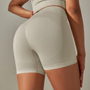 Seamless High-Waist Workout Shorts