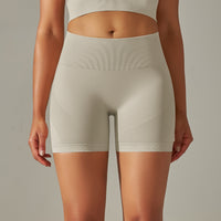 Seamless High-Waist Workout Shorts
