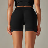 Seamless High-Waist Workout Shorts
