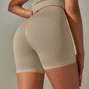Seamless High-Waist Workout Shorts